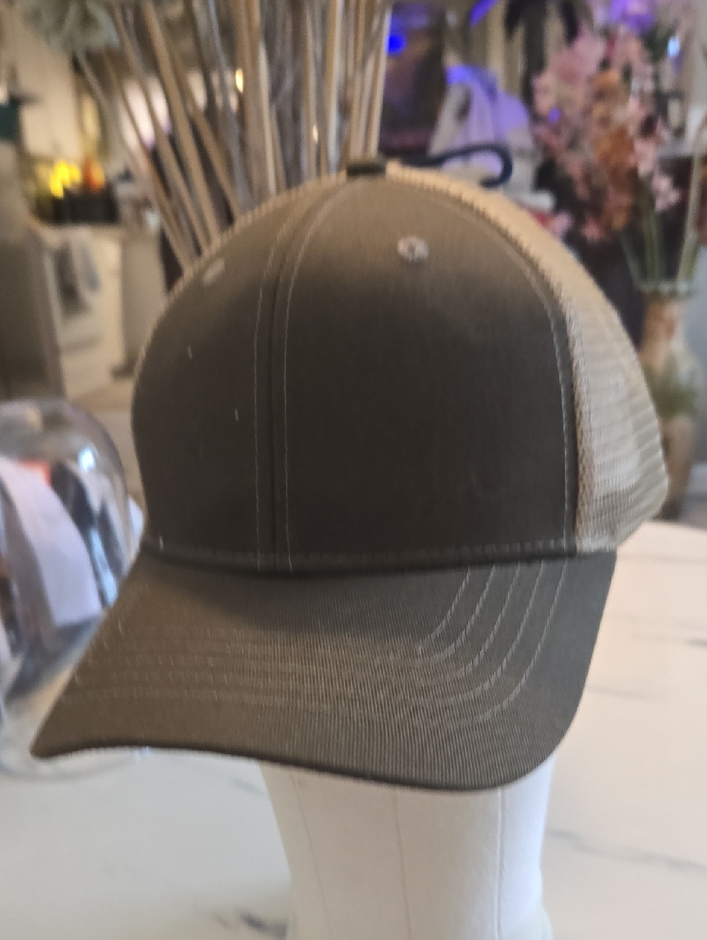 George Olive Green Mesh-Back Trucker Hat